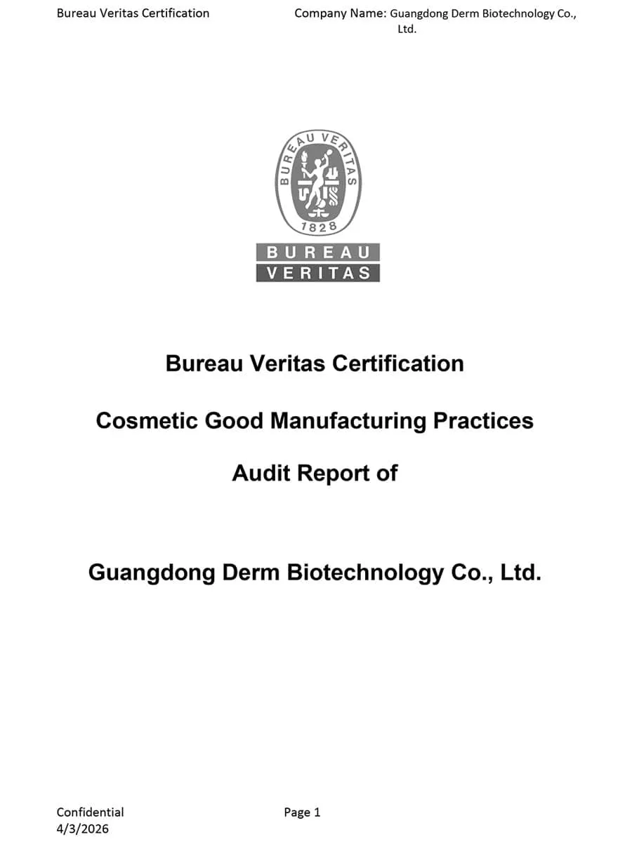 US FDA 2022ISO 22716: 2007 Cosmetic Good Manufacturing Practice